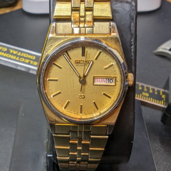 236 SEIKO セイコー　ルビー　ゴールド　レディース　1E20-0420 236 SEIKO セイコー ルビー ゴールド レディース 1E20-0420